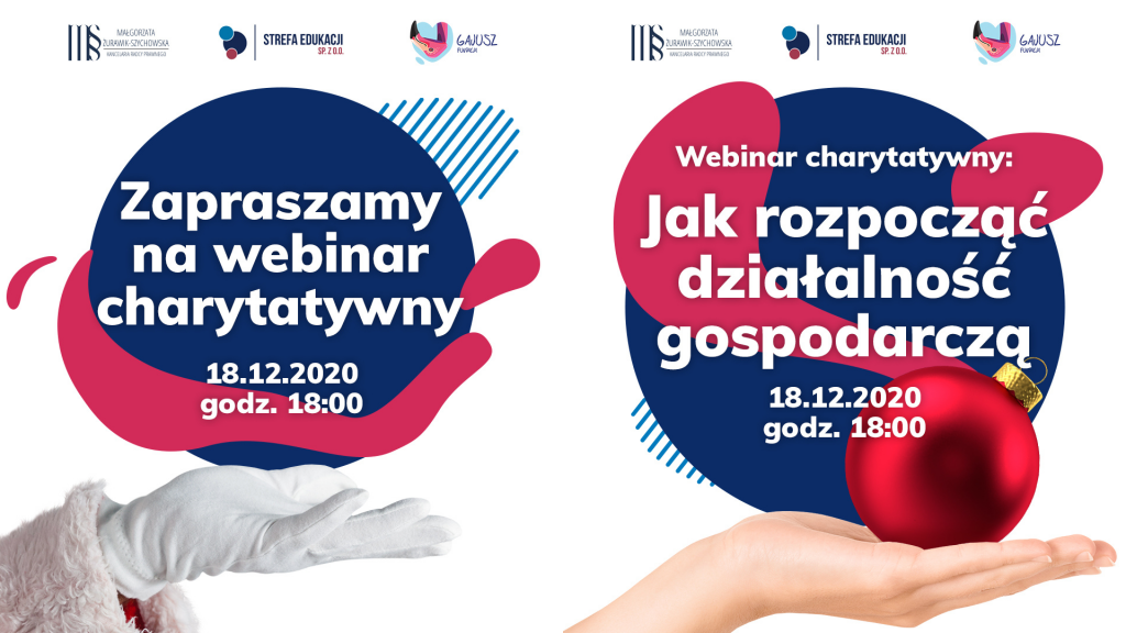 Webinar charytatywny Strefy Edukacji. Pomóż hospicjum domowym prowadzonym przez Fundację Gajusz - Zdjęcie główne