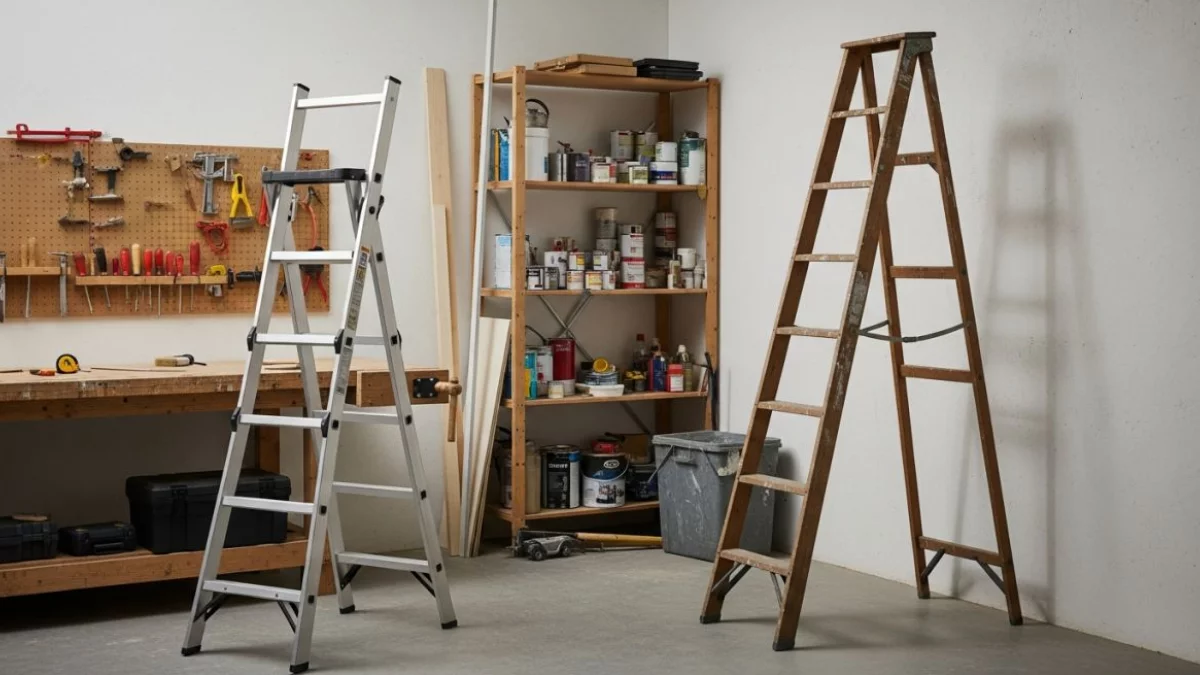 Drabiny aluminiowe a drewniane - co sprawdzi się lepiej na co dzień?