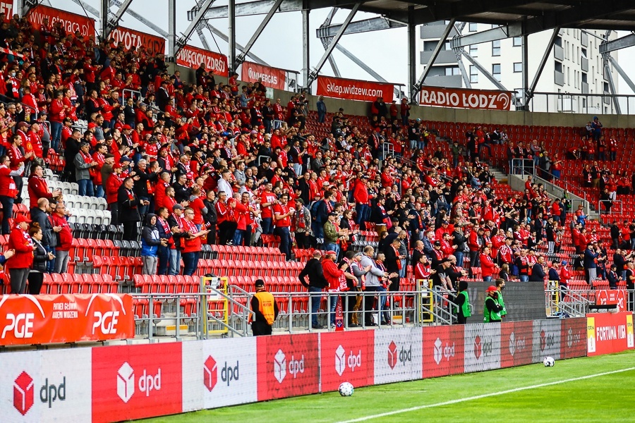 Widzew Łódź zdążył już ugościć swoich fanów. Jak wyglądał pierwszy mecz z udziałem publiczności w tym roku? (Fot. Michał Pietrzak/TuŁódź.pl)