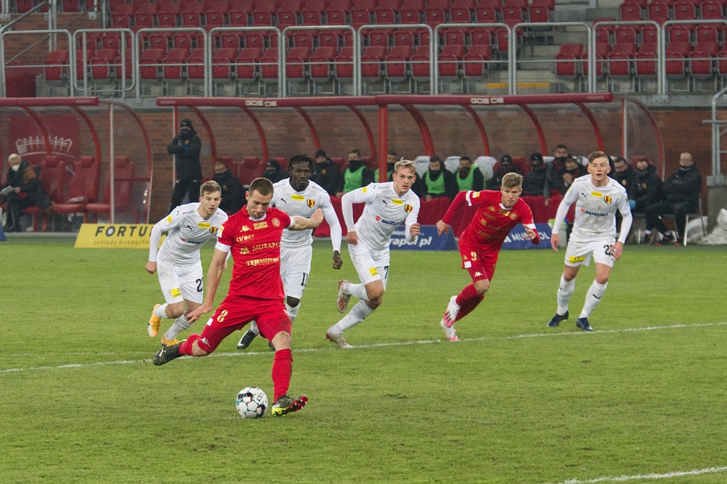 Widzew Łódź - Korona Kielce, 16. kolejka I ligi (fot. Bartosz Kudaj - TuŁódź.pl)