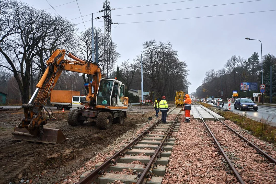 Już w grudniu do Zgierza pojedziemy tramwajem