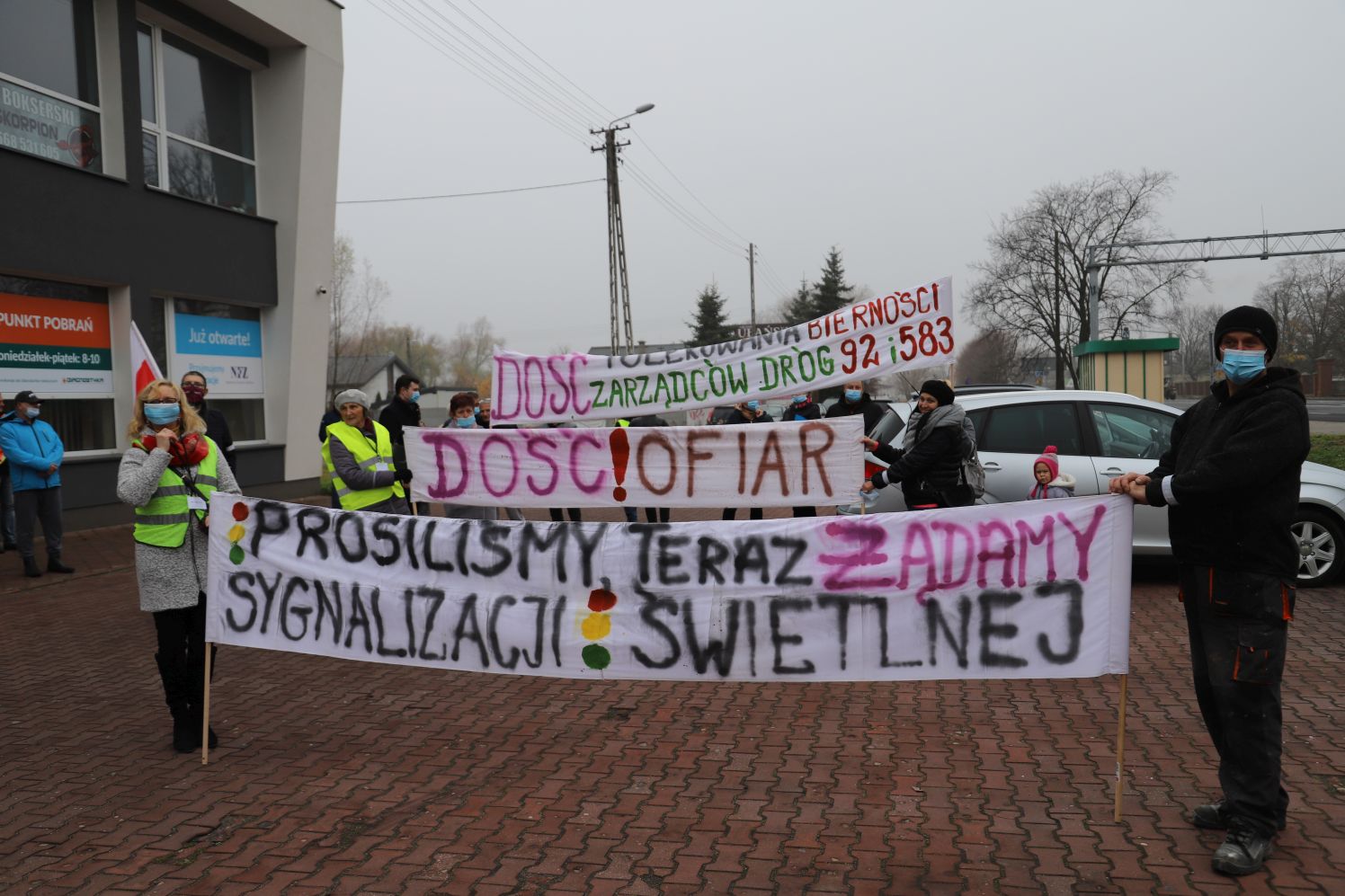 W piątek mieszkańcy gminy Bedlno (pow. kutnowski) protestowali żądając poprawy bezpieczeństwa po niedawnym śmiertelnym wypadku