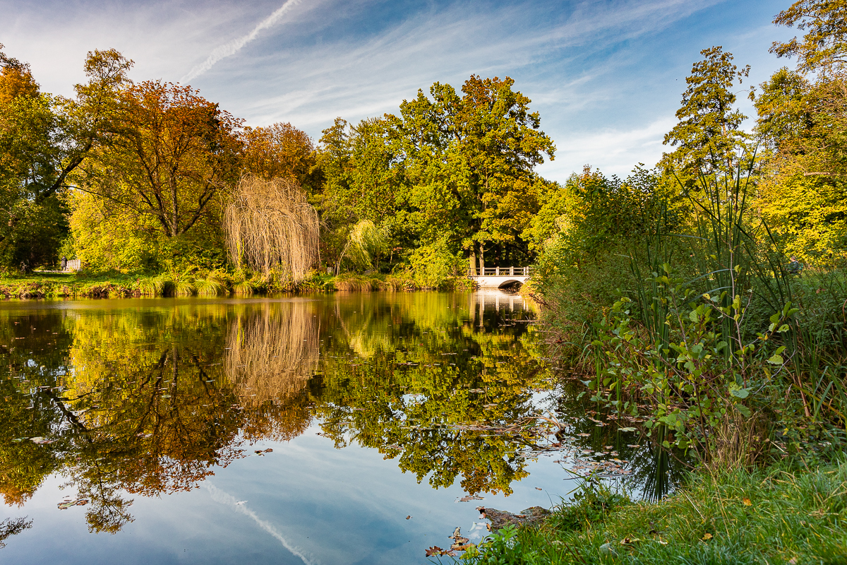 Park Julianowski w Łodzi zachwyca o każdej porze roku, w tym jesienią