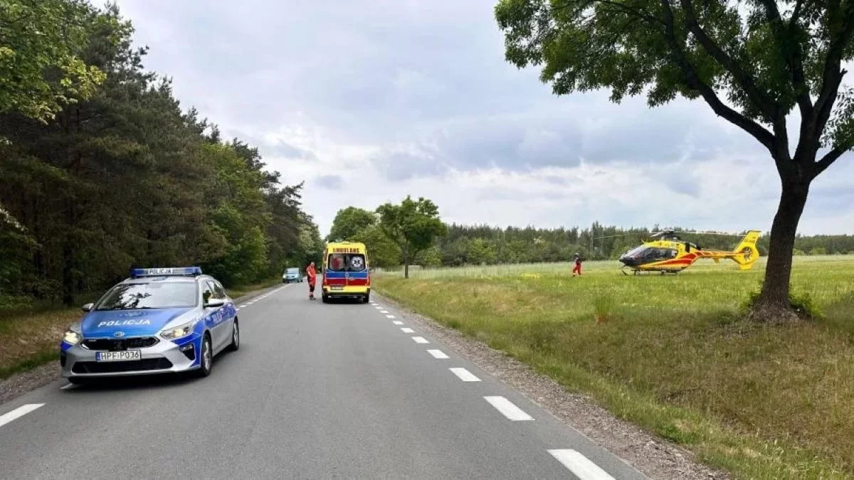 Groźny wypadek w Łódzkiem. Ucierpiało dziecko