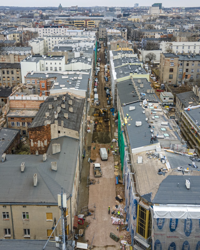 Prace rewitalizacyjne na ul. Włókienniczej w Łodzi ruszyły wcześniej, niż planowano. Jak zmieni się ulica? (fot. UMŁ) |wiadomości łódzkie|Łódź|TuŁódź