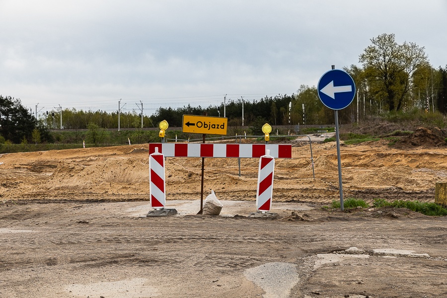 Budowa Zachodniej obwodnicy Łodzi - Obwodnica (Łaskowice) (fot. Michał Pietrzak - redakcja TuŁódź) |wiadomości łódzkie | Łódź | TuŁódź