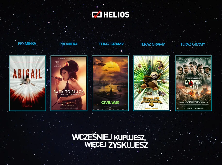 Filmowa wiosna w kinach Helios - Zdjęcie główne