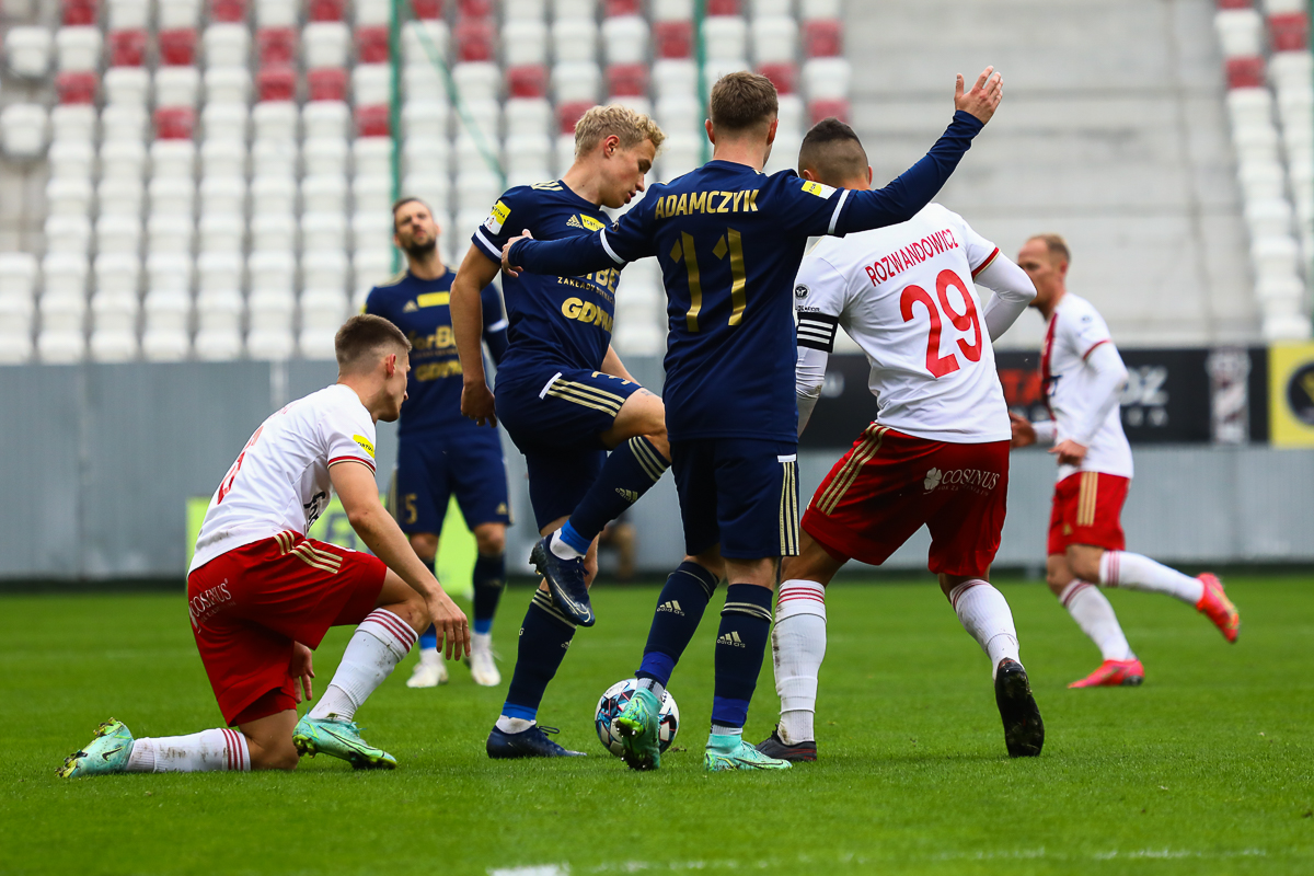 ŁKS Łódź - Arka Gdynia. Mecz 13. kolejki Fortuna 1 Ligi