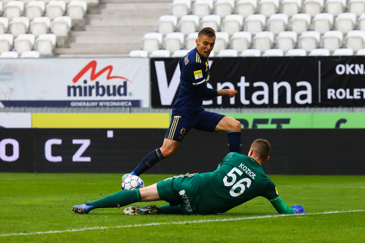 ŁKS Łódź - Arka Gdynia. Mecz 13. kolejki Fortuna 1 Ligi