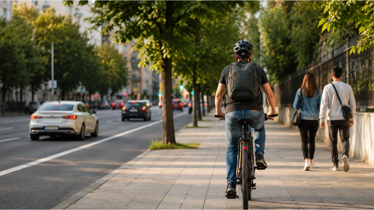 Rowerzyści często o tym zapominają. Przepisy są jednoznaczne