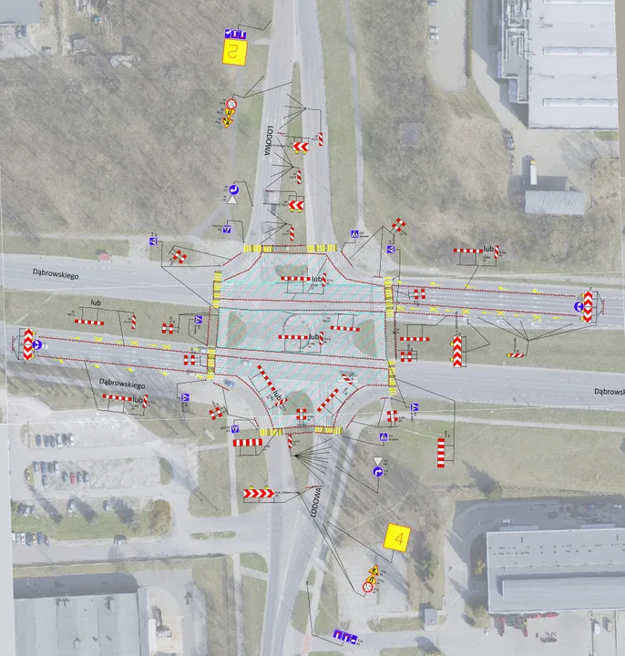 Remont skrzyżowania Lodowa/Dąbrowskiego. Oto kolejne utrudnienia dla łodzian - Zdjęcie główne