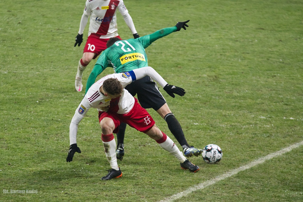 ŁKS Łódź dzielnie walczył, ale to Legia Warszawa zagra w ćwierćfinale Pucharu Polski (fot. Bartosz Kudaj - TuŁódź.pl)