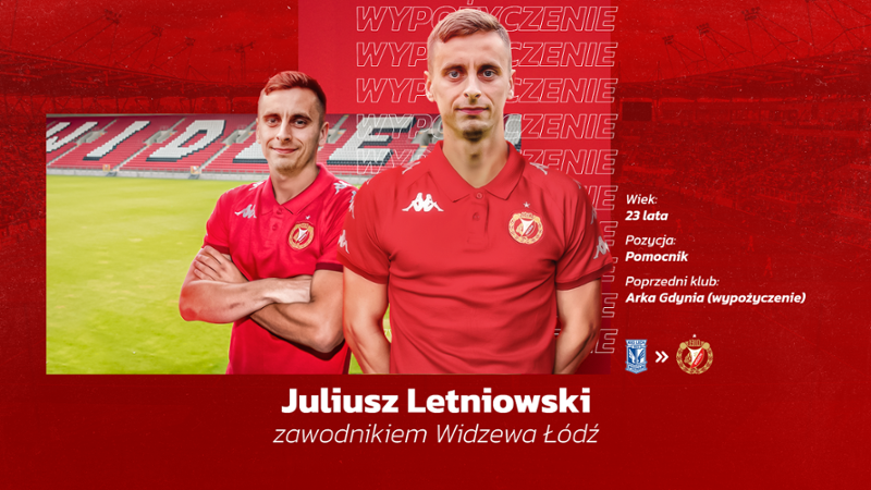 Widzew Łódź w transferowej ofensywie. Łódzki klub sprowadza Juliusza Letniowskiego i Karola Danielaka! - Zdjęcie główne