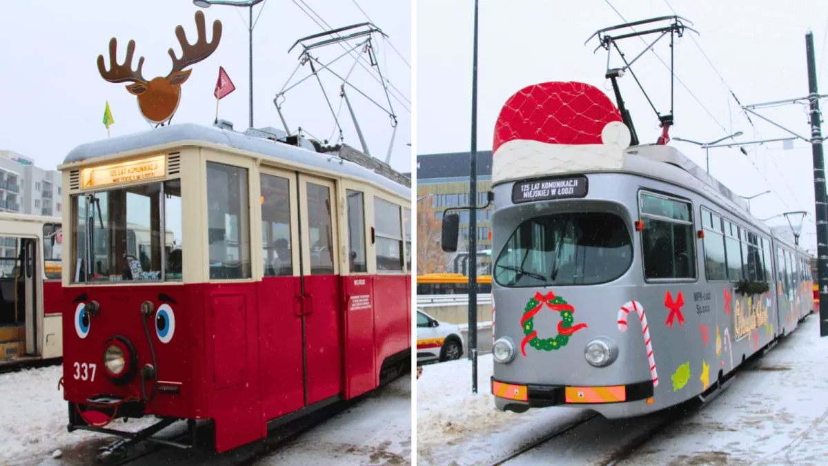 Na łódzkie ulice wyjadą świąteczne tramwaje MPK Łódź. Gdzie i kiedy je spotkamy? - Zdjęcie główne