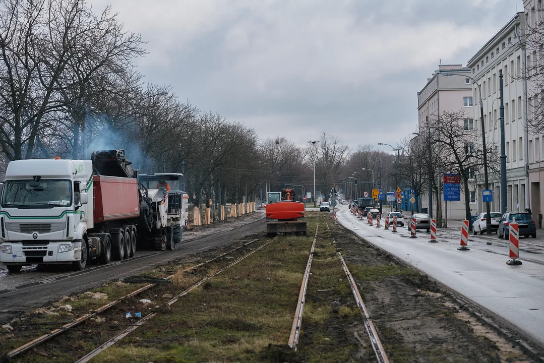 Praca przy budowie Bulwarów wre! Czy łodzianom podoba się ta inwestycja? [zdjęcia] - Zdjęcie główne