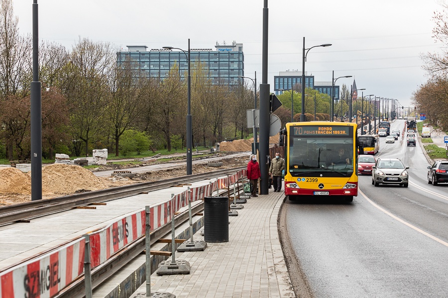 Remont Śmigłego-Rydza Łódź. Przebudowa al. Śmigłego-Rydza trwa już ponad 1000 dni! (fot. Michał Pietrzak - TuŁodź.pl)