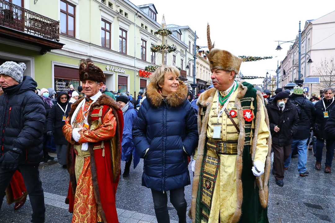 Orszak Trzech Króli przeszedł ulicą Piotrkowską