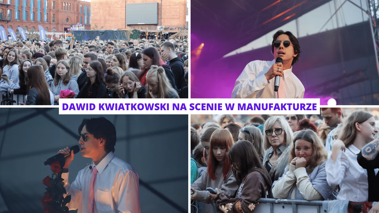 Dawid Kwiatkowski otwiera urodzinową scenę w Manufakturze. Koncert na 600. urodziny Łodzi przyciągnął tłumy [ZDJĘCIA] - Zdjęcie główne