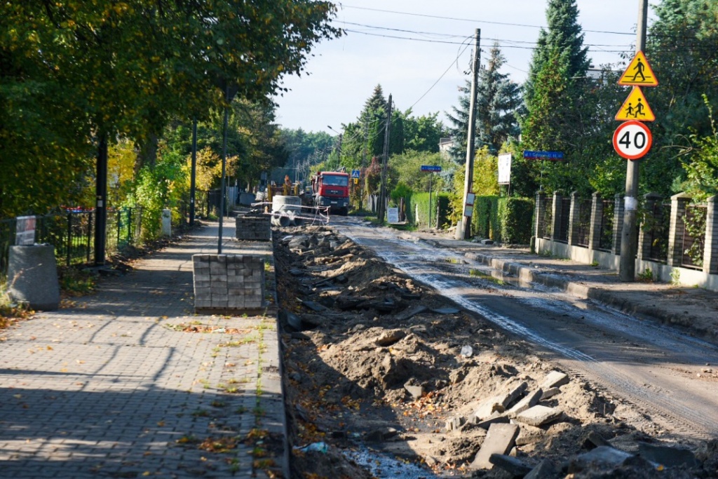 Półmetek prac na ul. Gajcego. Co udało się zrobić? Jakie będą kolejne kroki? (fot. mat. prasowe) |wiadomości łódzkie|Łódź|TuŁódź