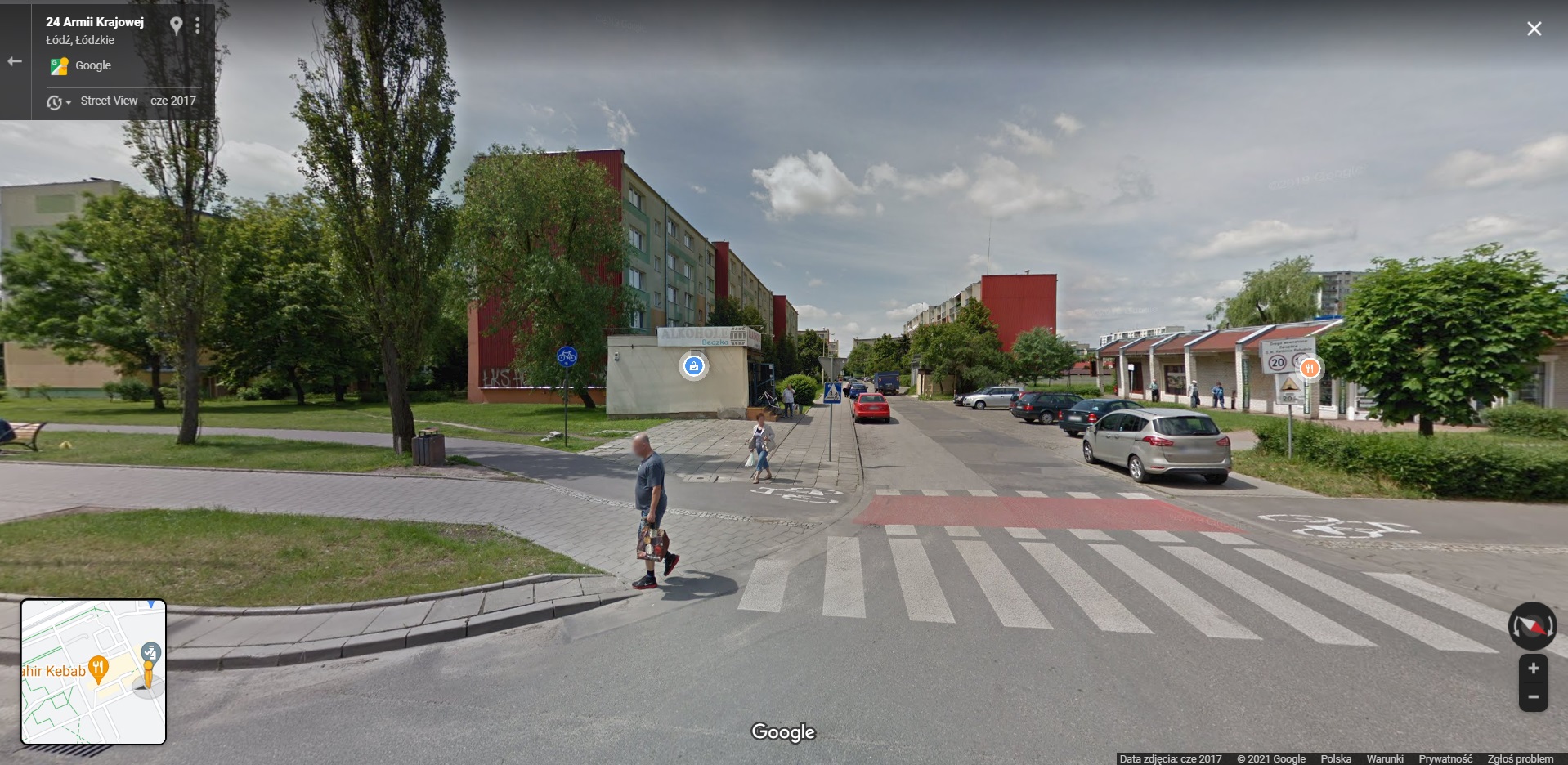 Mieszkańcy łódzkiego Polesia przyłapani przez Google Street View