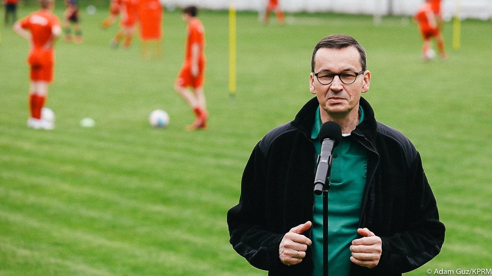 Premier Mateusz Morawiecki przyjechał do Wiśniowej Góry pod Łodzią. „Rząd stawia na sport” [WIDEO] - Zdjęcie główne