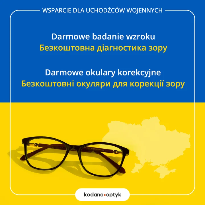 KODANO Optyk oferuje pomoc uchodźcom wojennym! - Zdjęcie główne