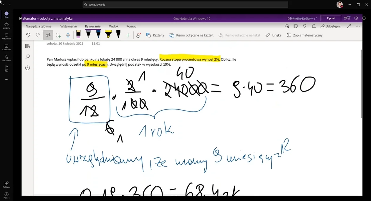 Bezpłatne lekcje online z matematyki