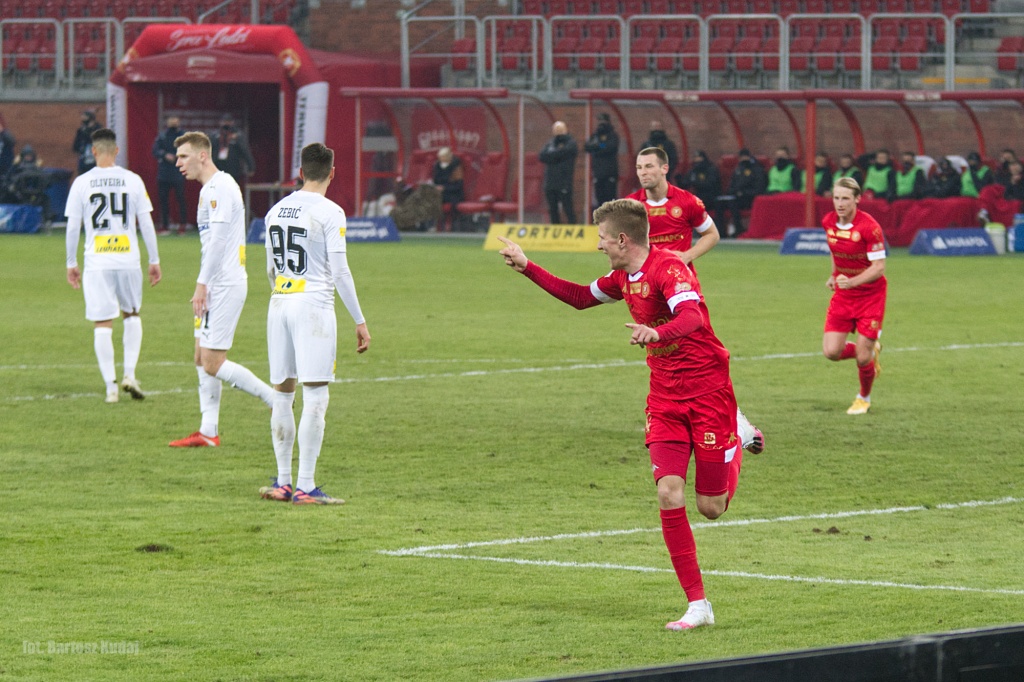 Widzew Łódź - Korona Kielce, 16. kolejka I ligi (fot. Bartosz Kudaj - TuŁódź.pl)