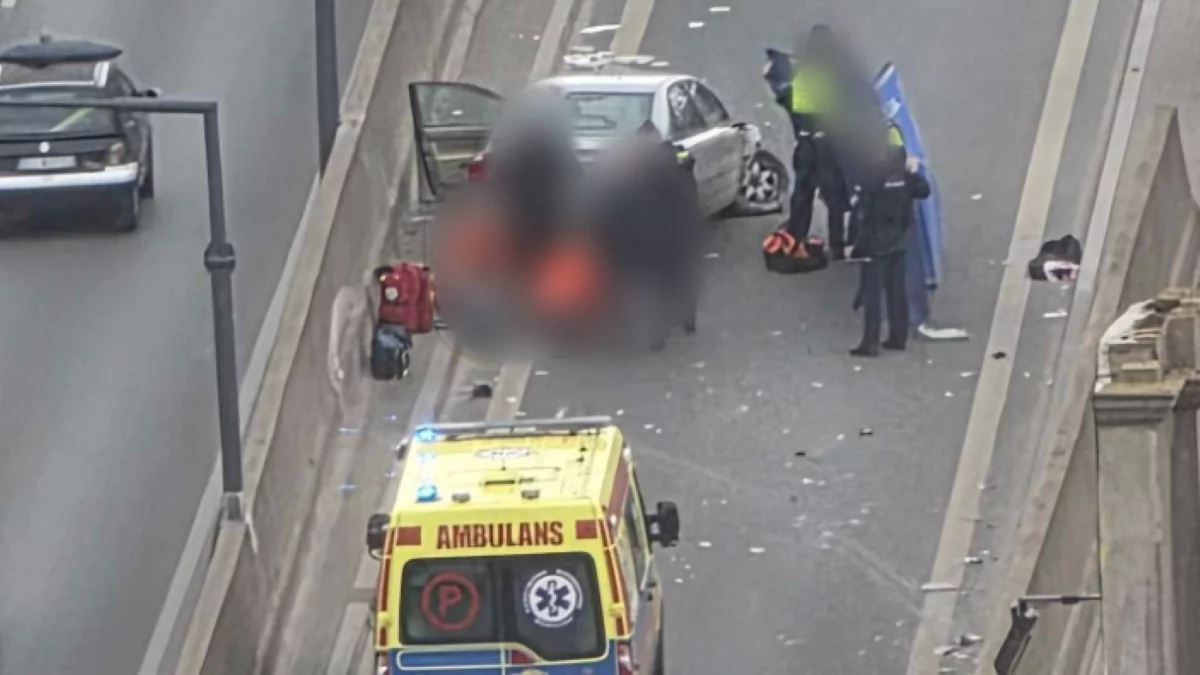 Śmiertelny wypadek w centrum Łodzi. Duże utrudnienia na trasie W-Z