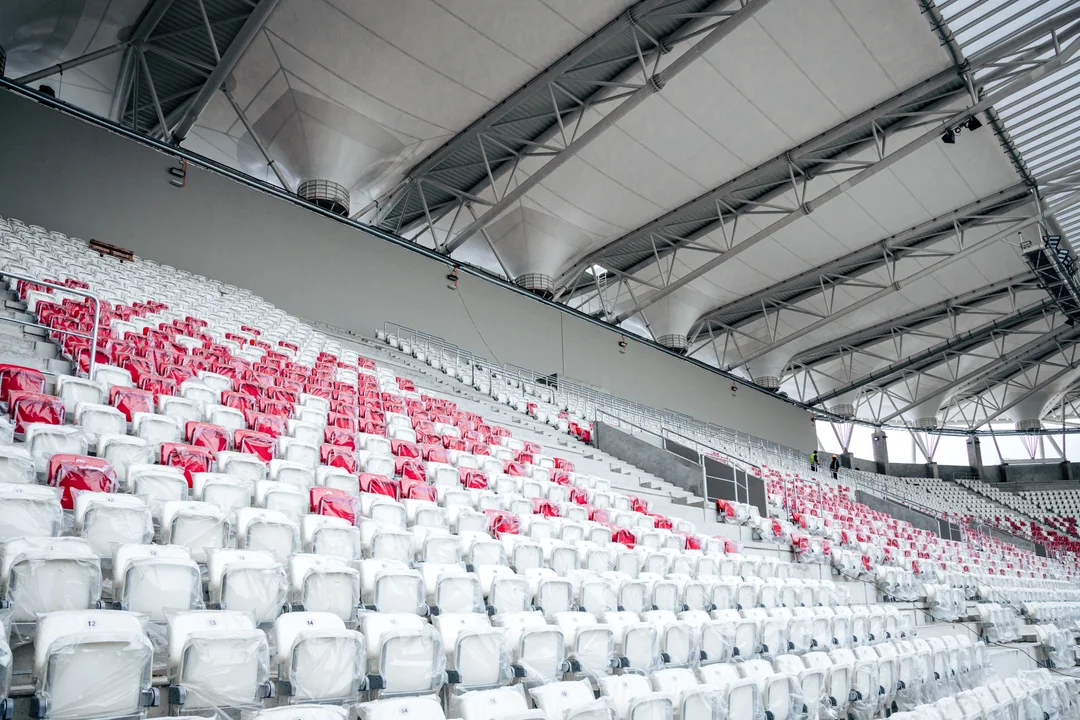 Postępy na budowie Stadionu im. Władysława Króla