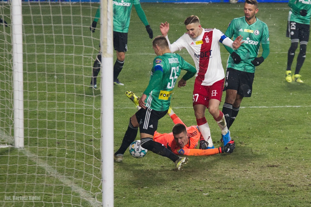 ŁKS Łódź dzielnie walczył, ale to Legia Warszawa zagra w ćwierćfinale Pucharu Polski (fot. Bartosz Kudaj - TuŁódź.pl)