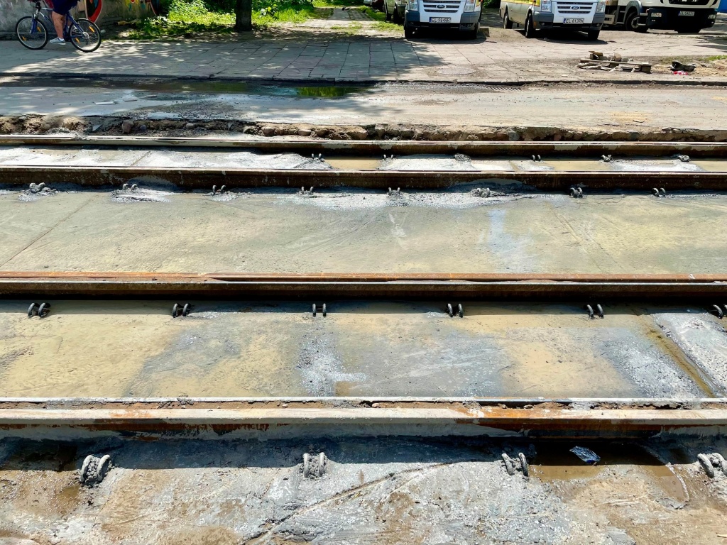 Remont torowiska na ul. Limanowskiego w Łodzi. Prace zakończą się wcześniej, niż zakładano (fot. MPK Łódź) |wiadomości łódzkie | Łódź | TuŁódź