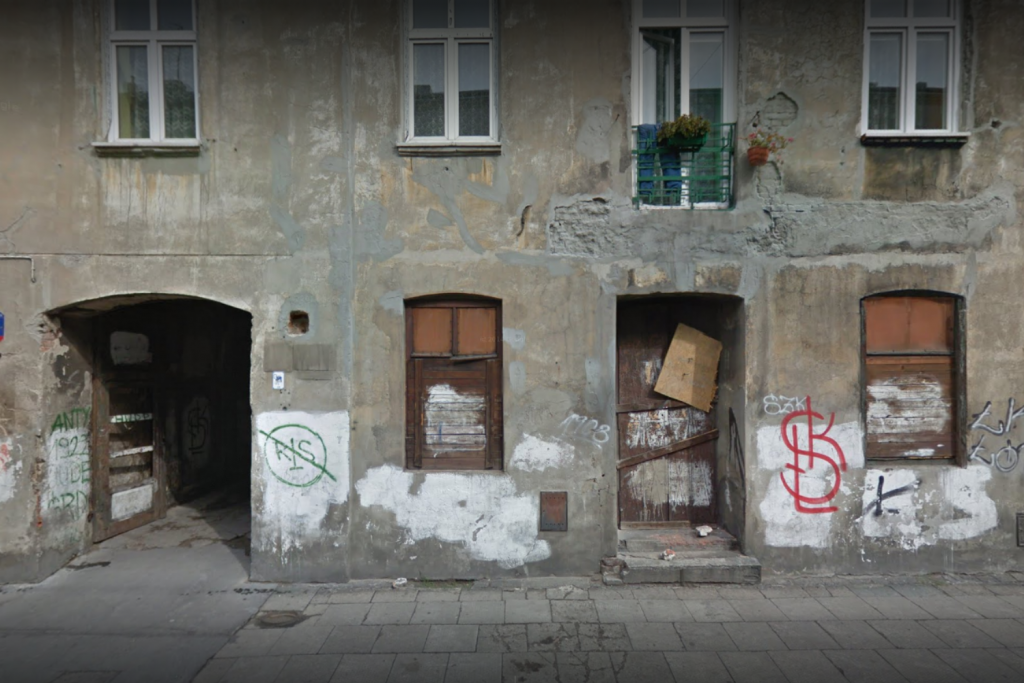 Ulica Włókiennicza to jedna z czołowych lokalizacji zdjęciowych "Powidoków" A. Wajdy (fot. Google Maps) |wiadomości łódzkie|Łódź|TuŁódź