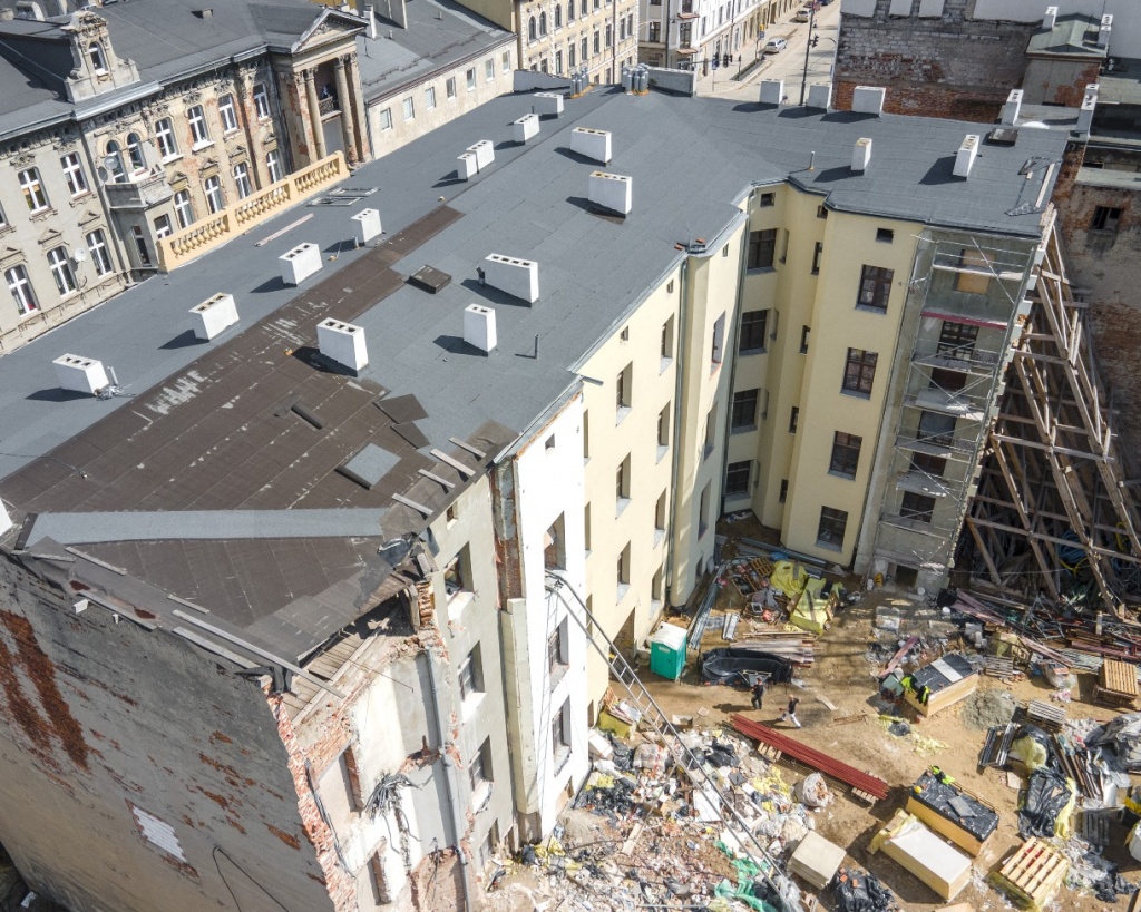 Ulica Rewolucji 1905 roku w Łodzi to obecnie wielki plac budowy (fot. UMŁ) |wiadomości łódzkie | Łódź | TuŁódź