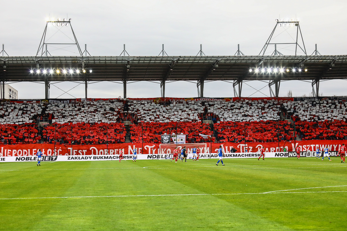 Kibice Widzewa Łódź pamiętali o Narodowym Dniu Niepodległości