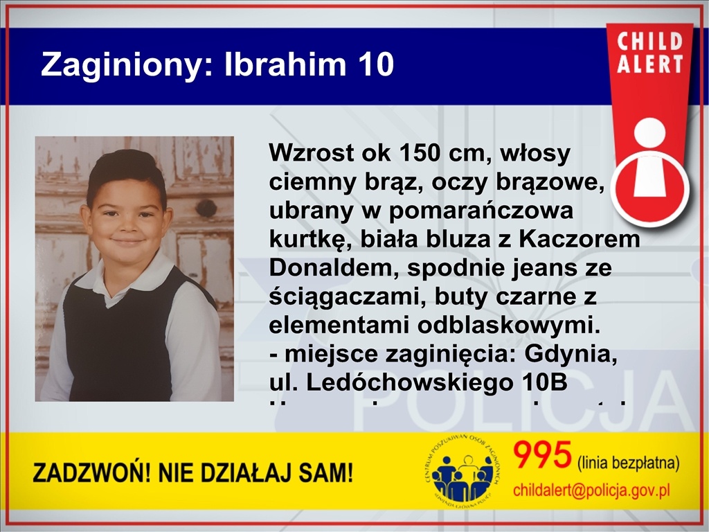 Uwaga! Zaginęło dziecko. Policja uruchomiła child alert - Zdjęcie główne