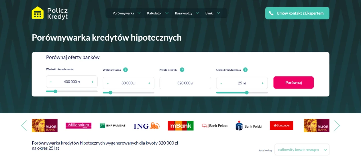 Porównywarka kredytów hipotecznych? Masz ją na wyciągnięcie ręki - Zdjęcie główne