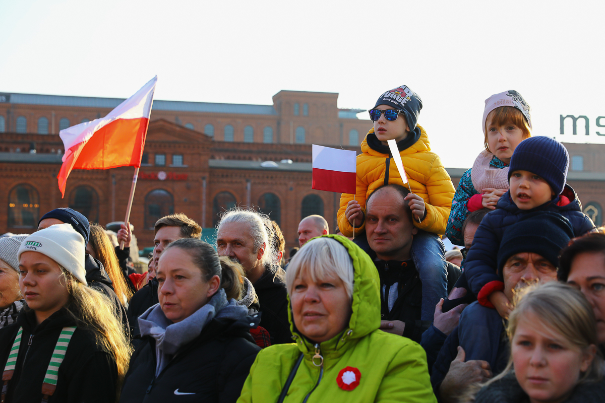 Piknik Niepodległościowy w łódzkiej Manufakturze