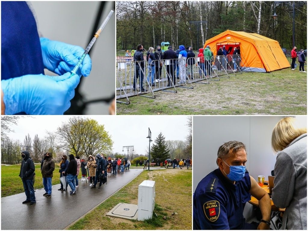 Szczepienia Łódź. Łodzianie chcą się szczepić na koronawirusa. Kolejnych 580 osób zaszczepionych na Piotrkowskiej - Zdjęcie główne