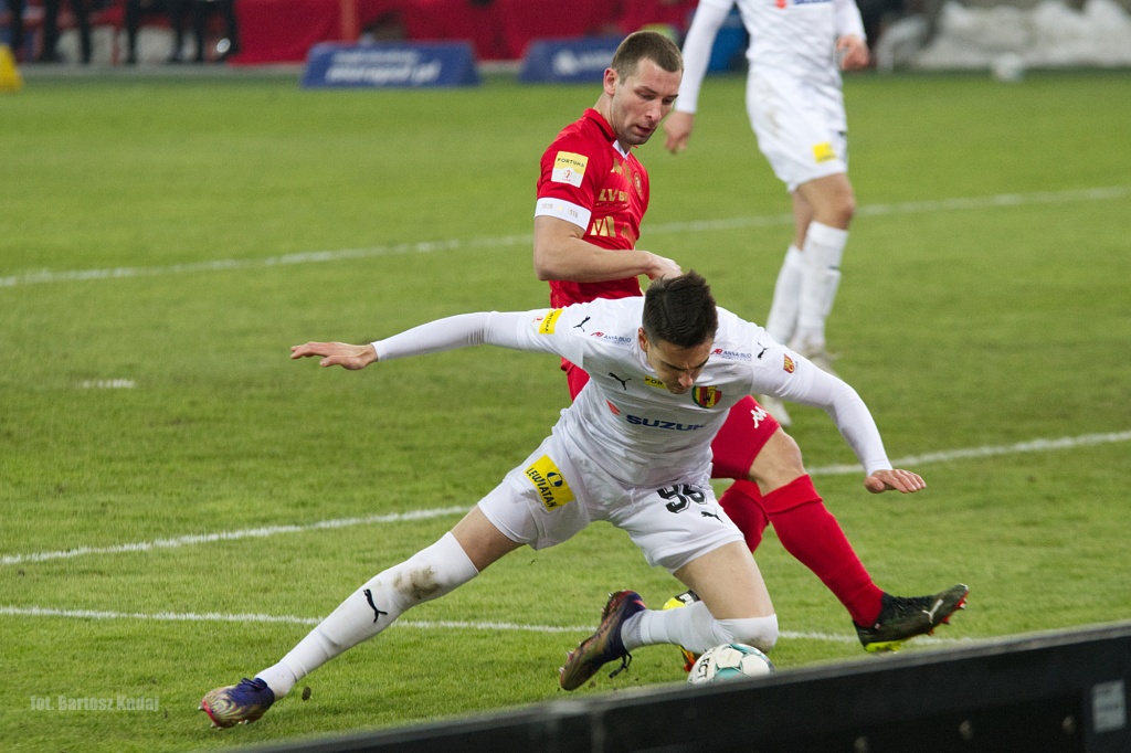 Widzew Łódź - Korona Kielce, 16. kolejka I ligi (fot. Bartosz Kudaj - TuŁódź.pl)