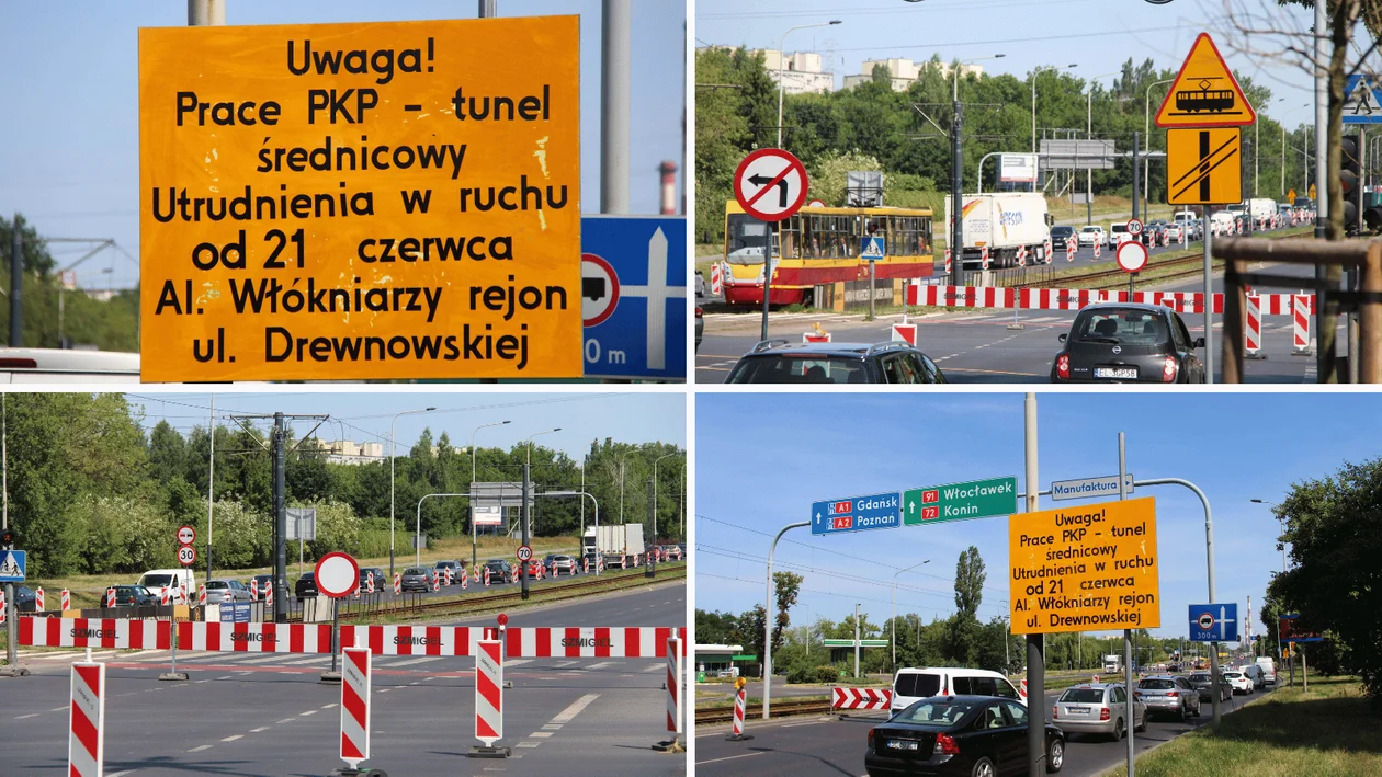 Kierowcy mają dość Faustyny. Do kiedy potrwają utrudnienia na ul. Włókniarzy? [ZDJĘCIA] - Zdjęcie główne