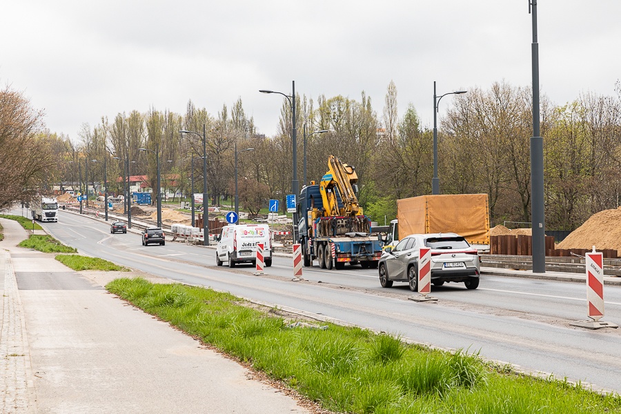 Remont Śmigłego-Rydza Łódź. Przebudowa al. Śmigłego-Rydza trwa już ponad 1000 dni! (fot. Michał Pietrzak - TuŁodź.pl)