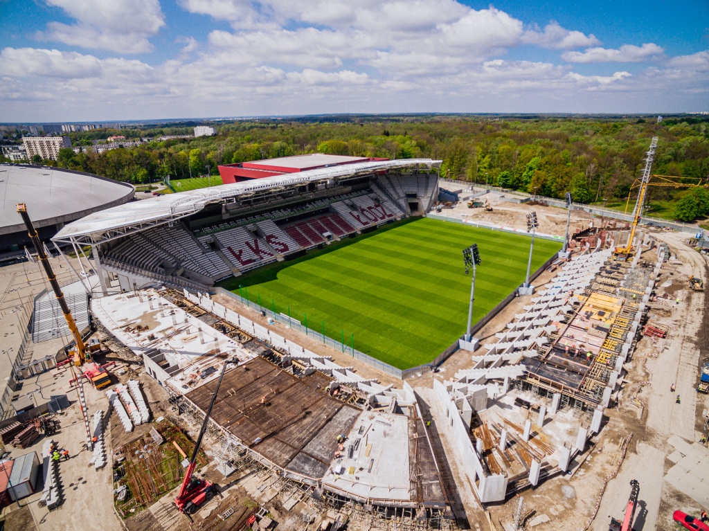 Jak przebiega rozbudowa stadionu ŁKS-u? Zgodnie z planem! [WIDEO | ZDJĘCIA] - Zdjęcie główne