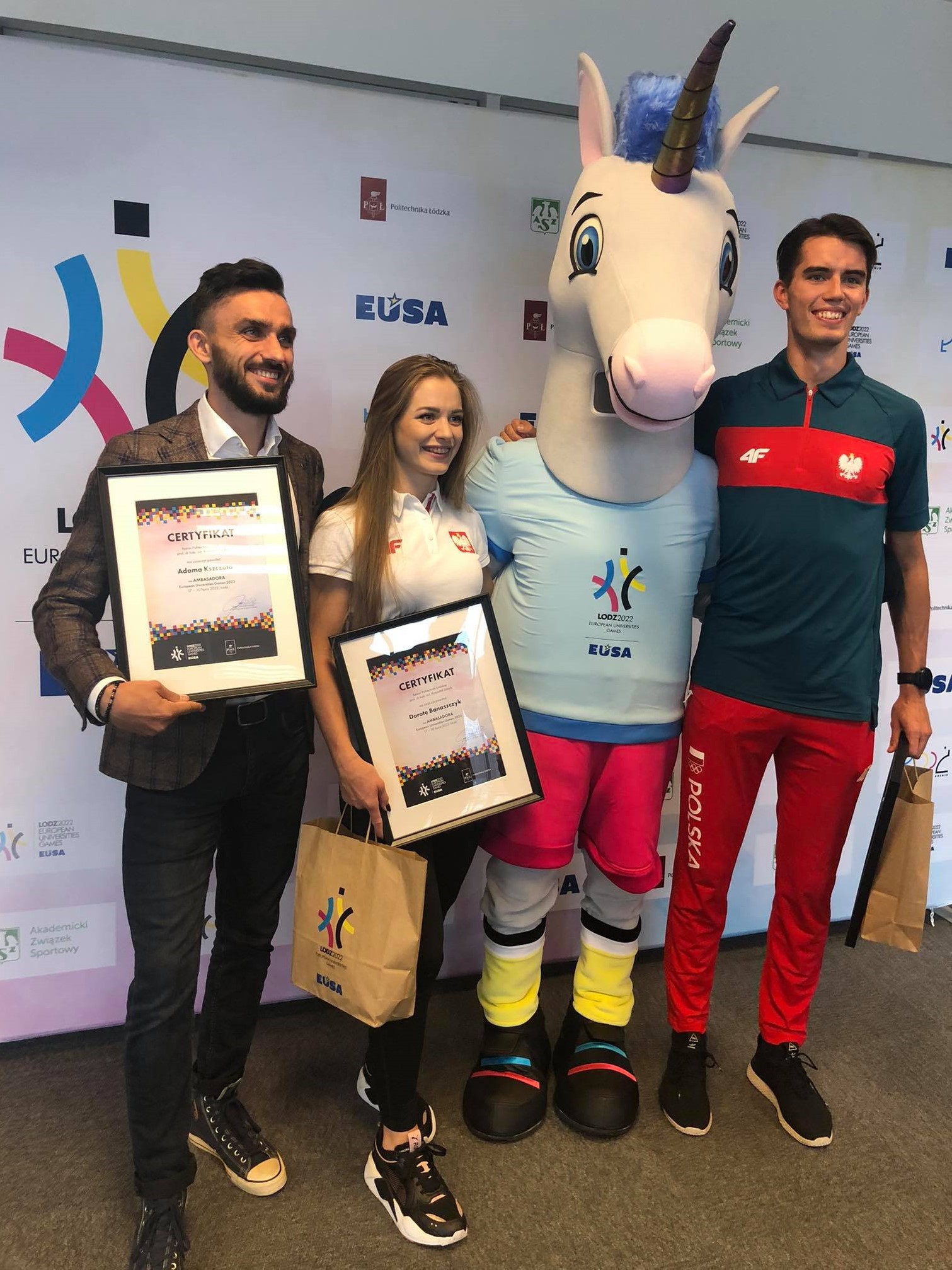 Łódzkie gwiazdy sportu ambasadorami Europejskich Igrzysk Akademickich 