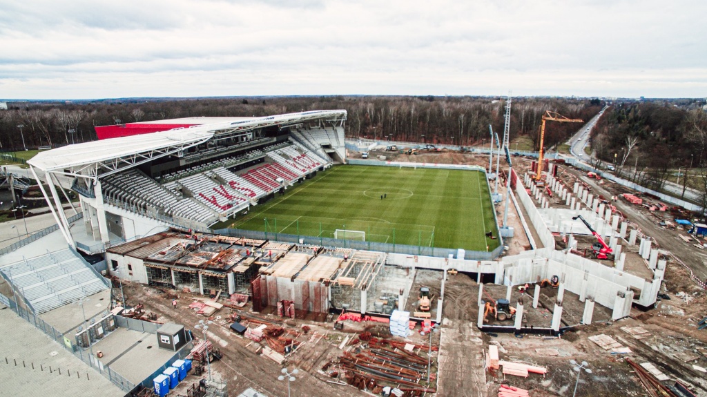 Rozbudowa stadionu ŁKS-u idzie pełną parą! [ZDJĘCIA | WIDEO] - Zdjęcie główne