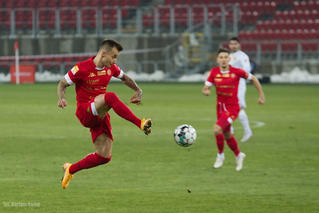 Widzew Łódź - Korona Kielce, 16. kolejka I ligi (fot. Bartosz Kudaj - TuŁódź.pl)