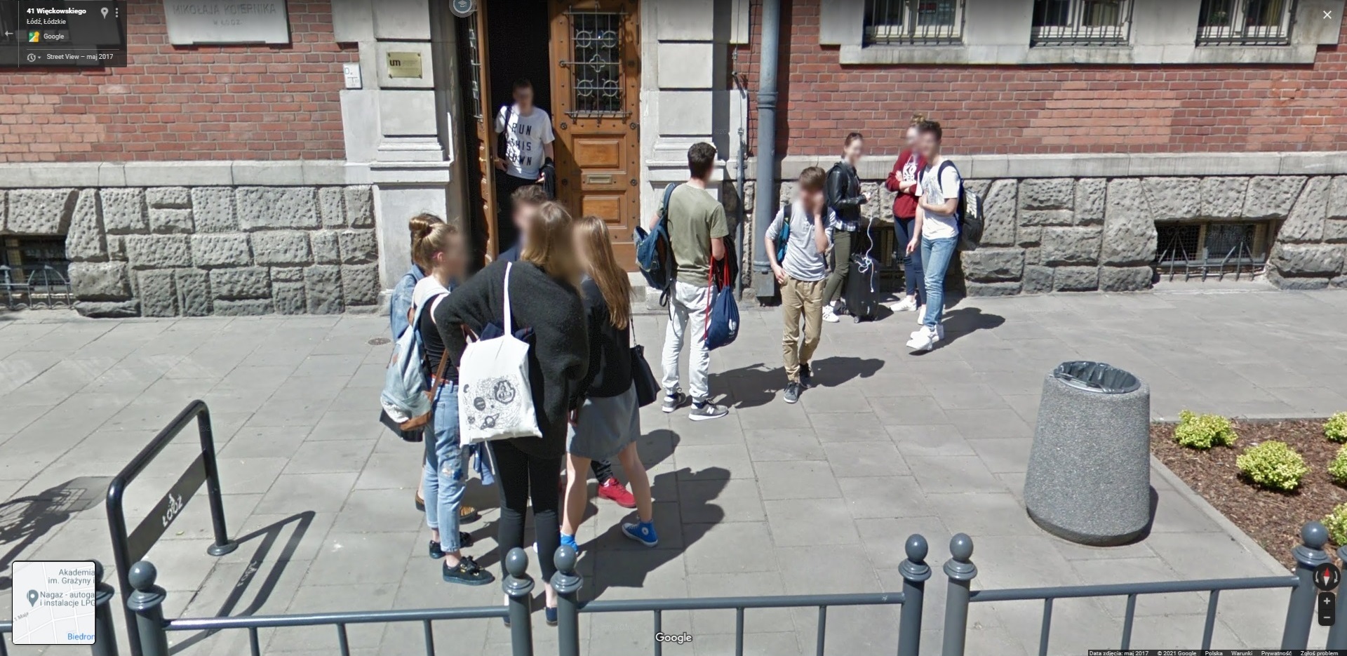 Mieszkańcy łódzkiego Polesia przyłapani przez Google Street View