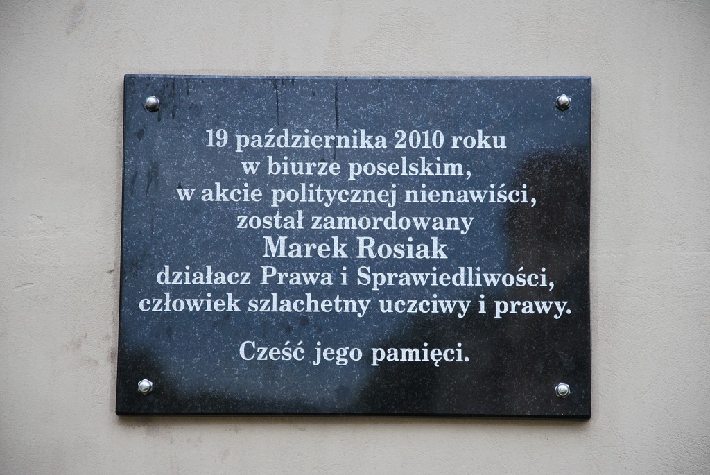 Poseł PiS zamordowany. Minęło 10 lat od tragicznej śmierci Marka Rosiaka - Zdjęcie główne