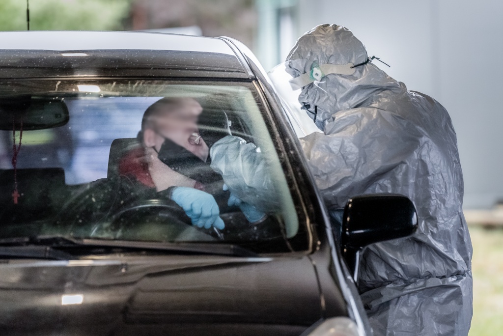 Łodzianie nie czekają na sanepid. Sami robią testy na koronawirusa Fot. Wojska Obrony Terytorialnej  Łódź TuŁódź