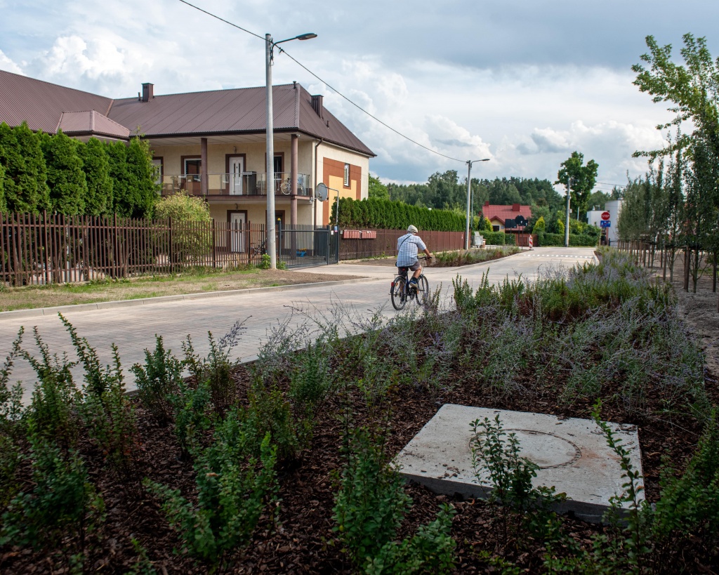 Ulica Lotna w Łodzi po remoncie (fot. www.lodz.pl)